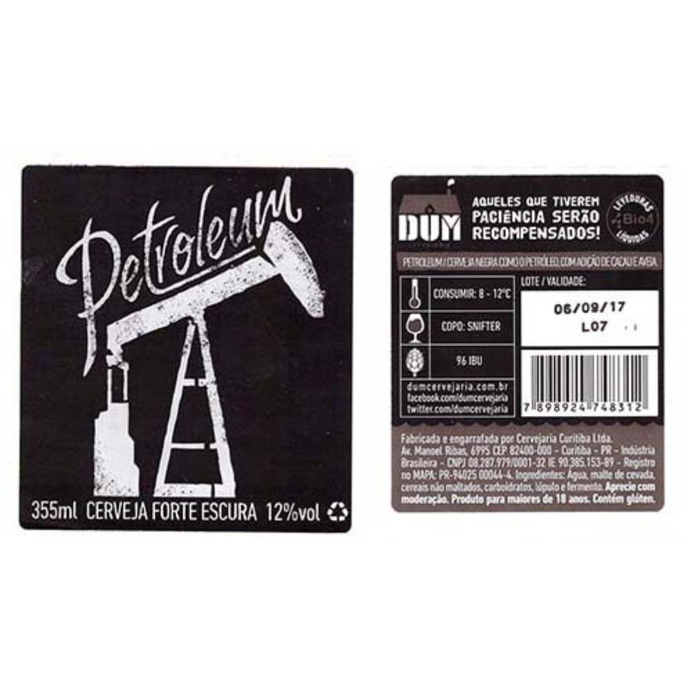 DUM Petroleum Cerveja Forte Escura 355 ml