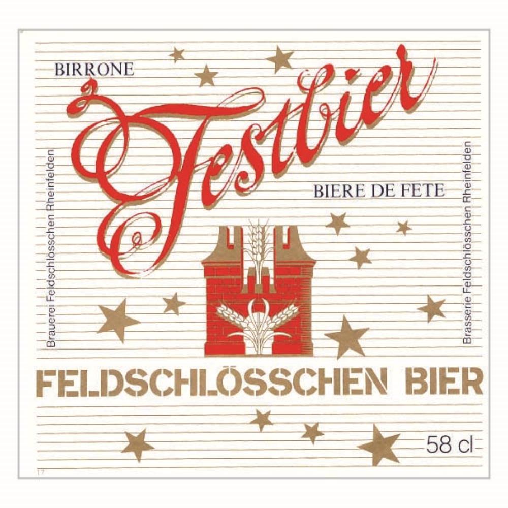 Suiça Feldschlösschen Bier Festbier