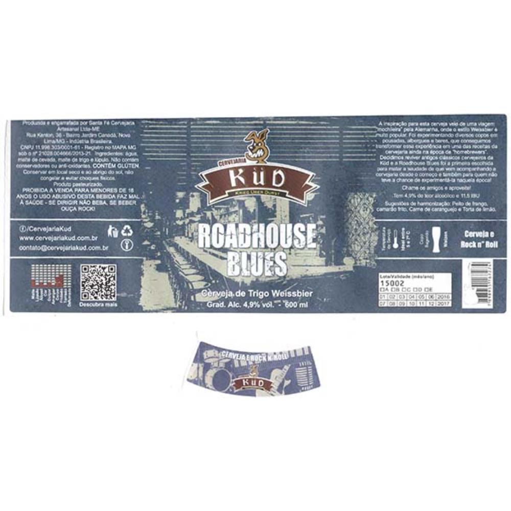 Cervejaria Kud - Roadhouse Blues 600 ml