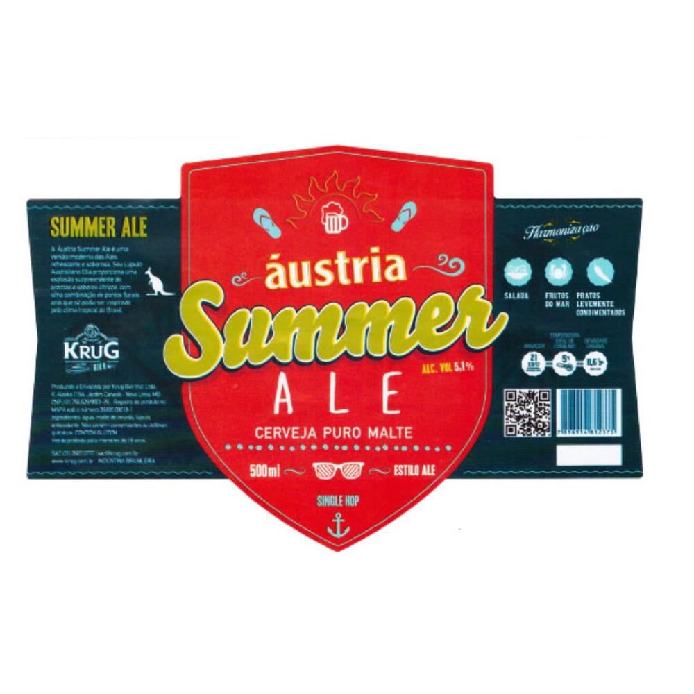 Krug Bier Áustria Summer Ale Puro Malte