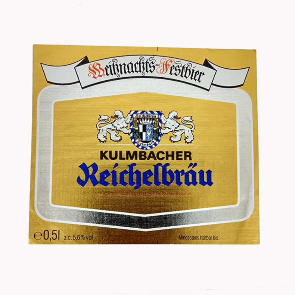 Rótulo De Cerveja Alemanha Kulmbacher Reichelbrau