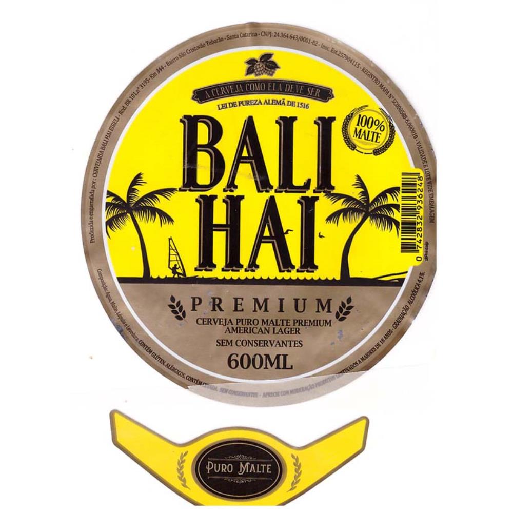 Bali Hai Premium American Lager 600 ml