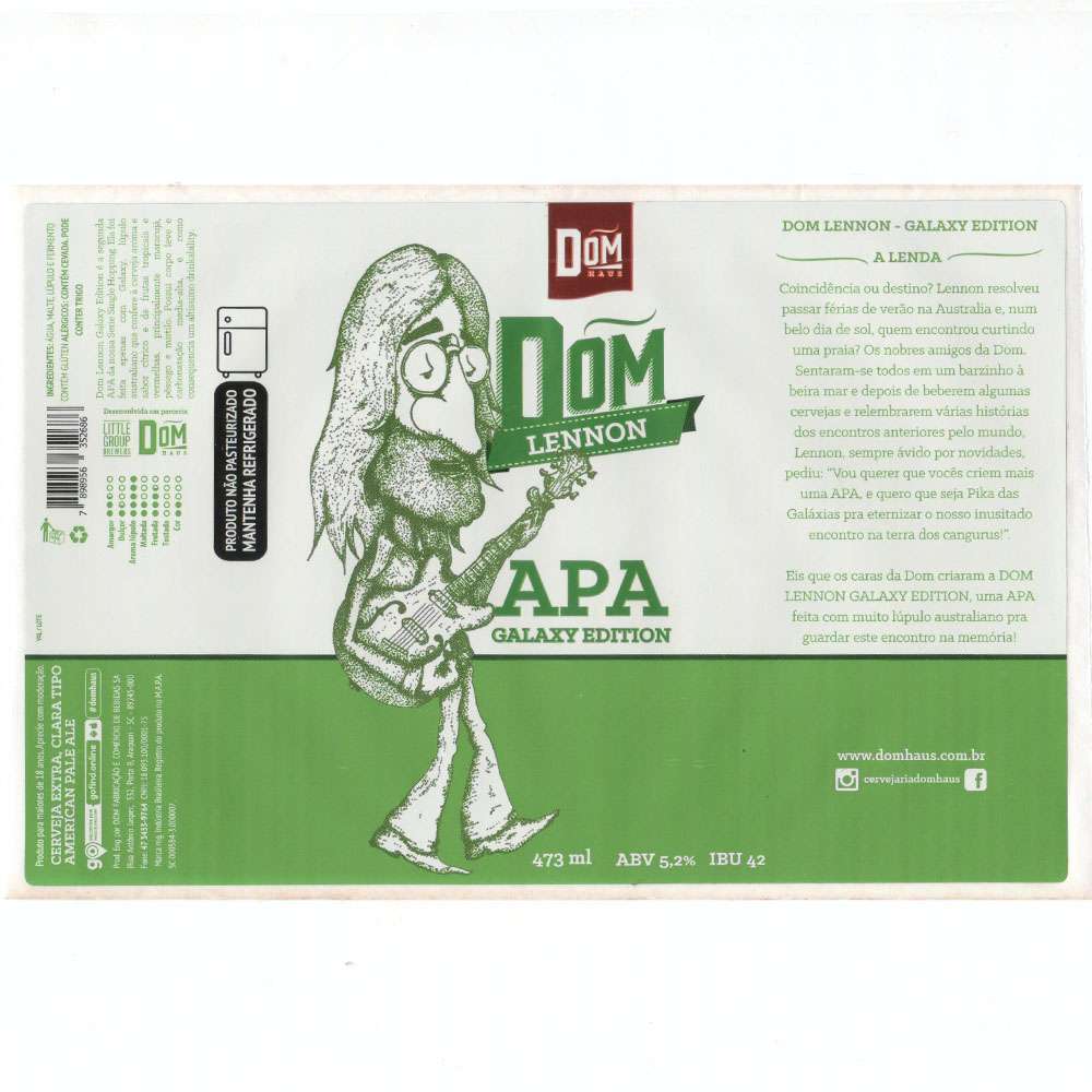 Dom Haus - Dom Lennon Apa Galaxy Edition 473ml