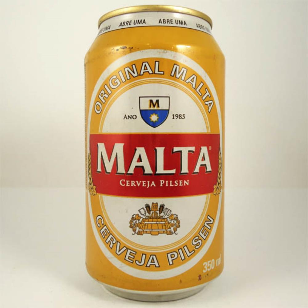 Malta Lata Amarela Ano 1985