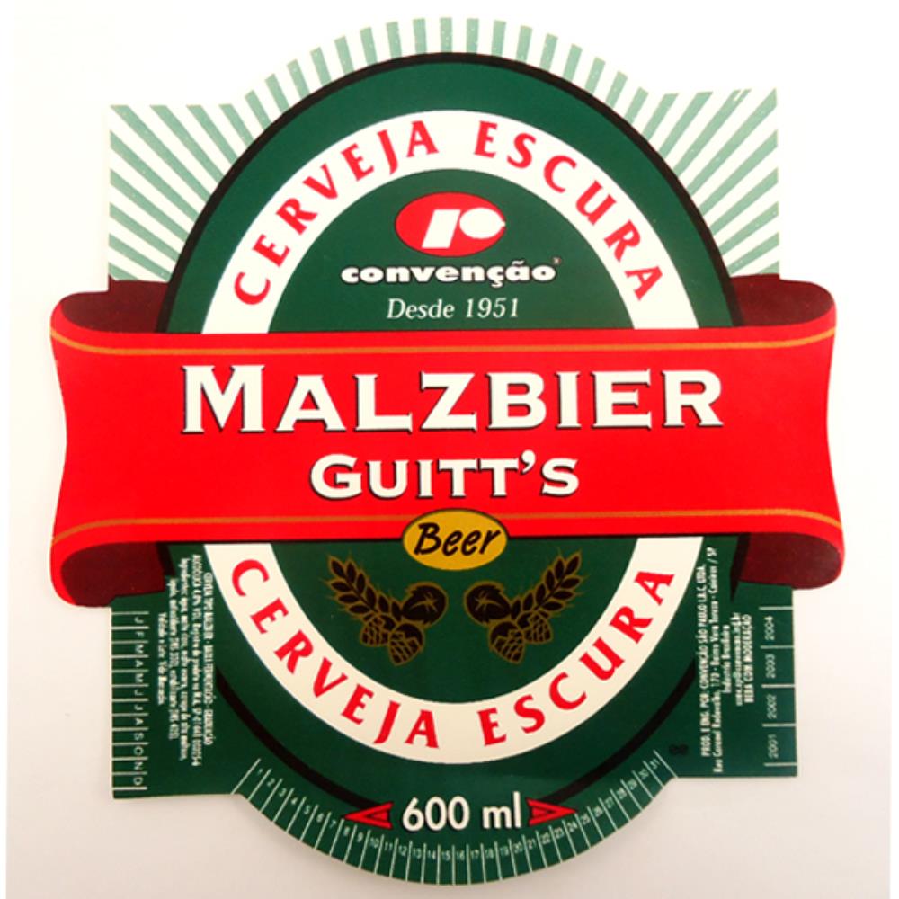 Guitts Malzbier Cerveja Escura