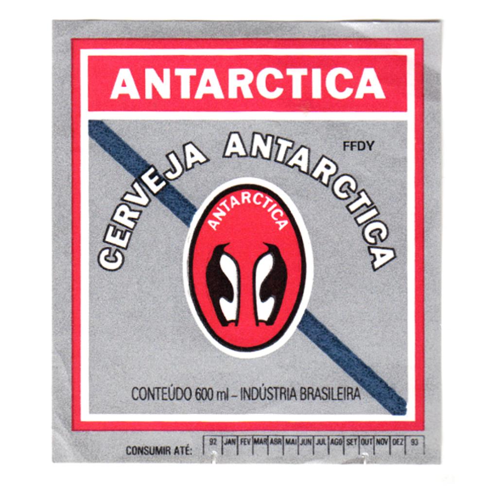 Antarctica Cerveja 92 93 Rótulo sem composição FFD