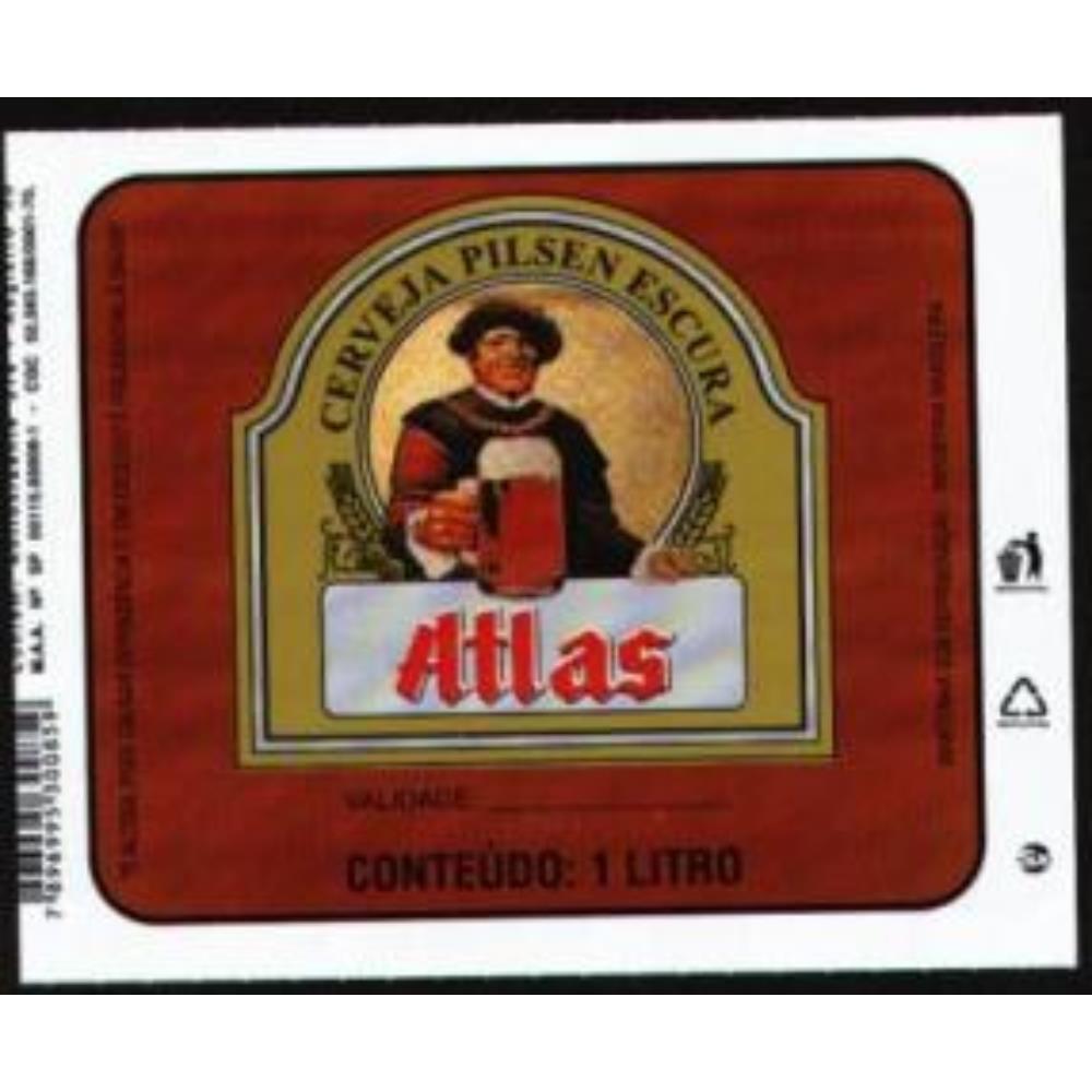 Atlas Cerveja Pilsen Escura 1000 ml