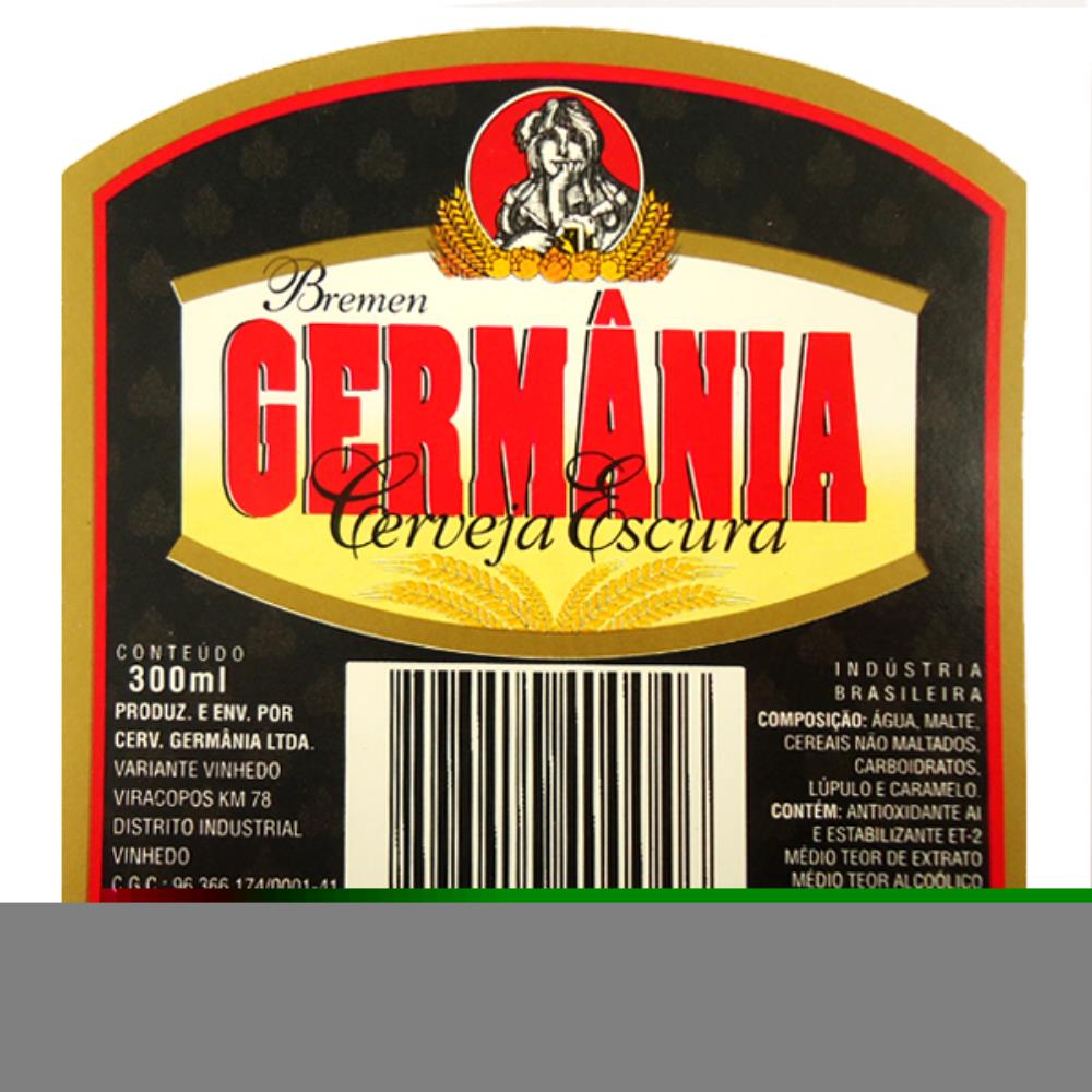 Germânia Cerveja Escura 300 ml