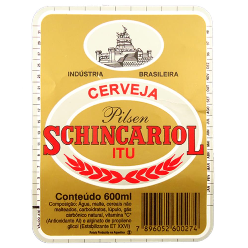 Schincariol Cerveja Pilsen 600 ml 96 97 98 