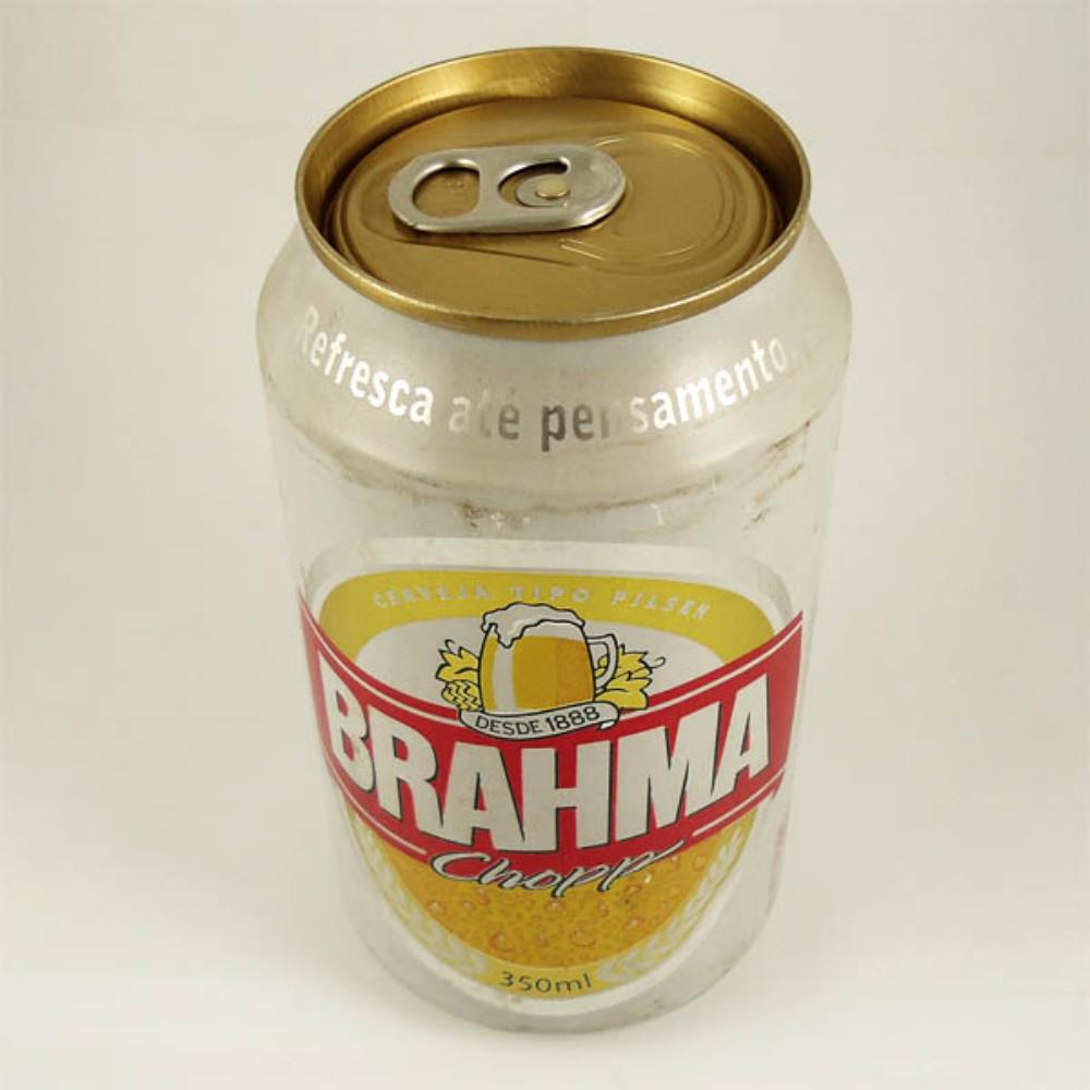 Brahma Refresca ate pensamento 2002 350ml (Lata Vazia)