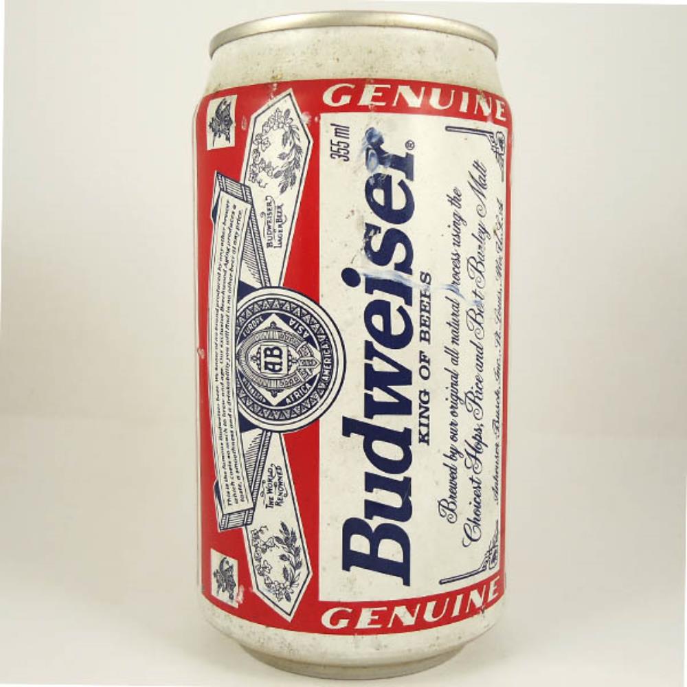 Budweiser 97 355ml (Lata Vazia)