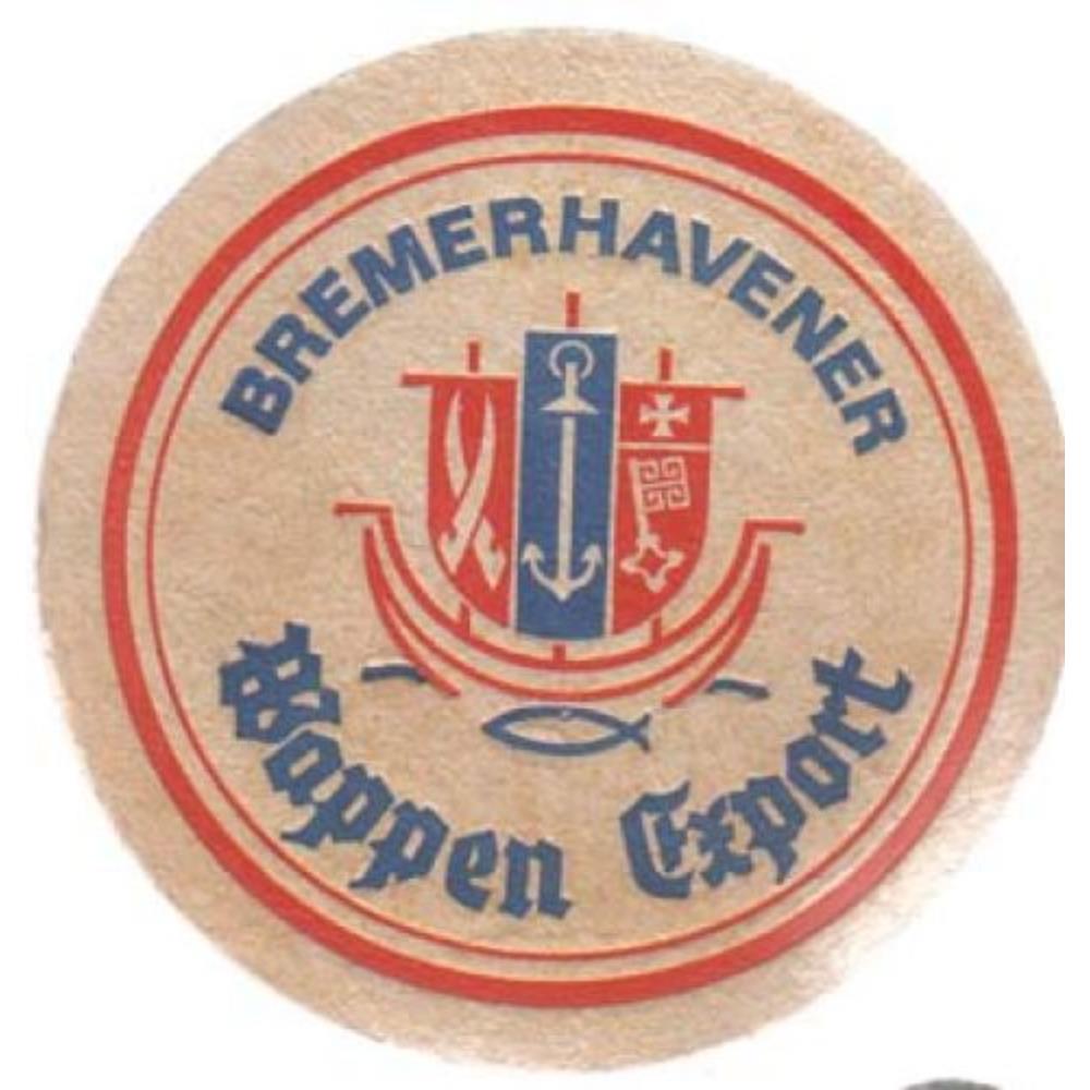 Alemanha Wappen Export Bremerhavener Déc 70