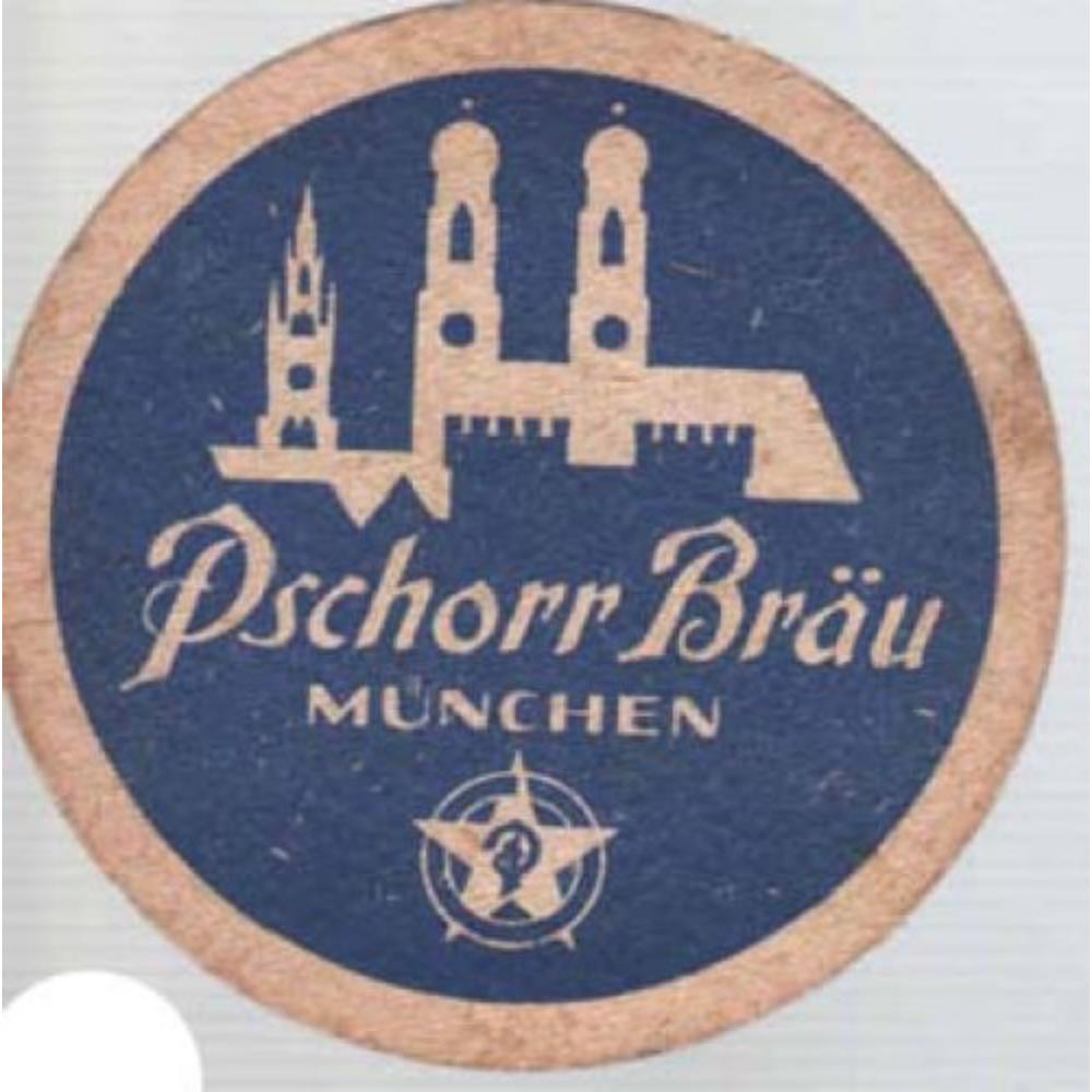 Alemanha Pschorr Brau Munchen fundo branco