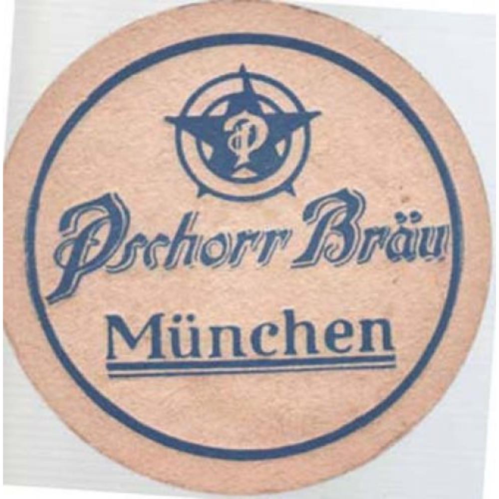 Alemanha Pschorr Brau Munchen fundo branco