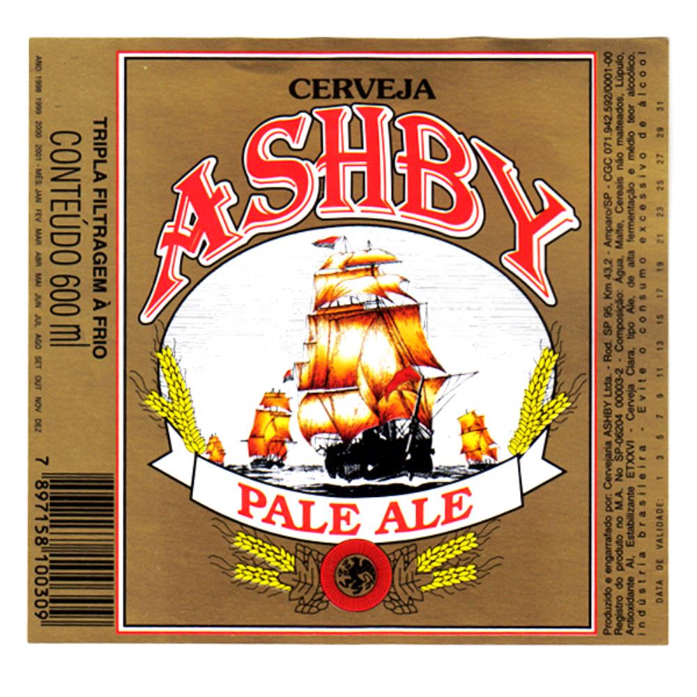 Ashby Pale Ale 600 ml 1998 2001