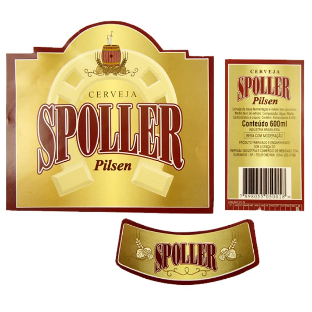 Spoller Pilsen 600 ml Priemiro Rótulo 97 - 98 