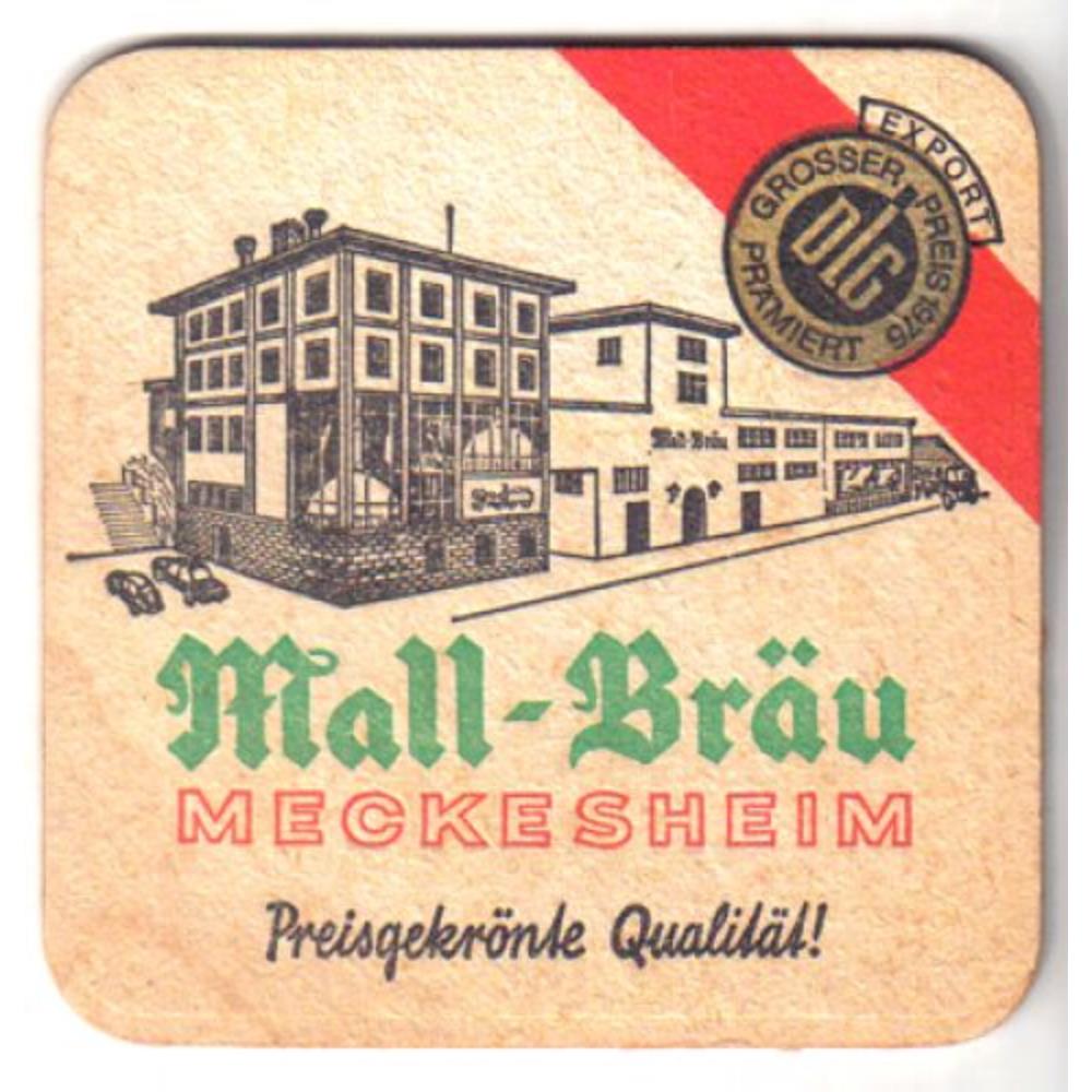 Alemanha MALL BRAU MECKESHEIM 