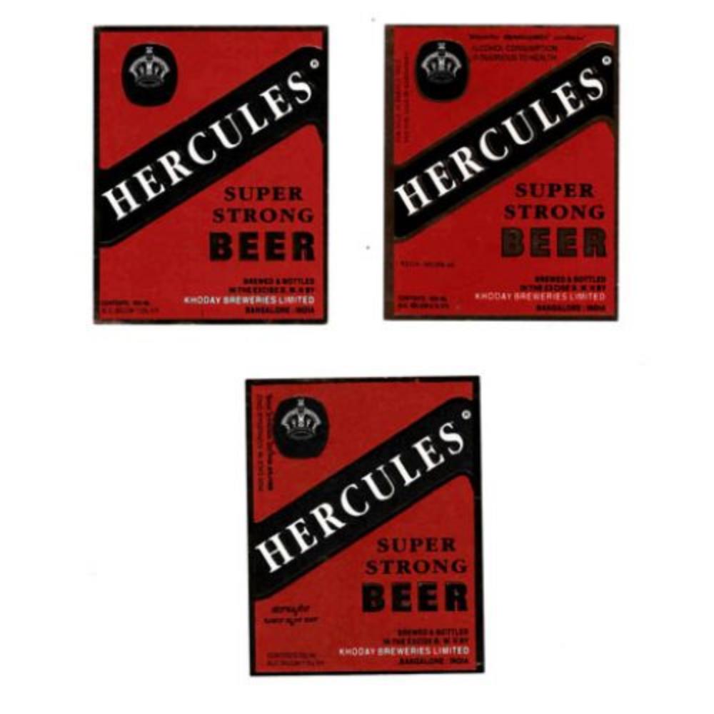 Índia Hercules Super Strong Beer   Lote 8