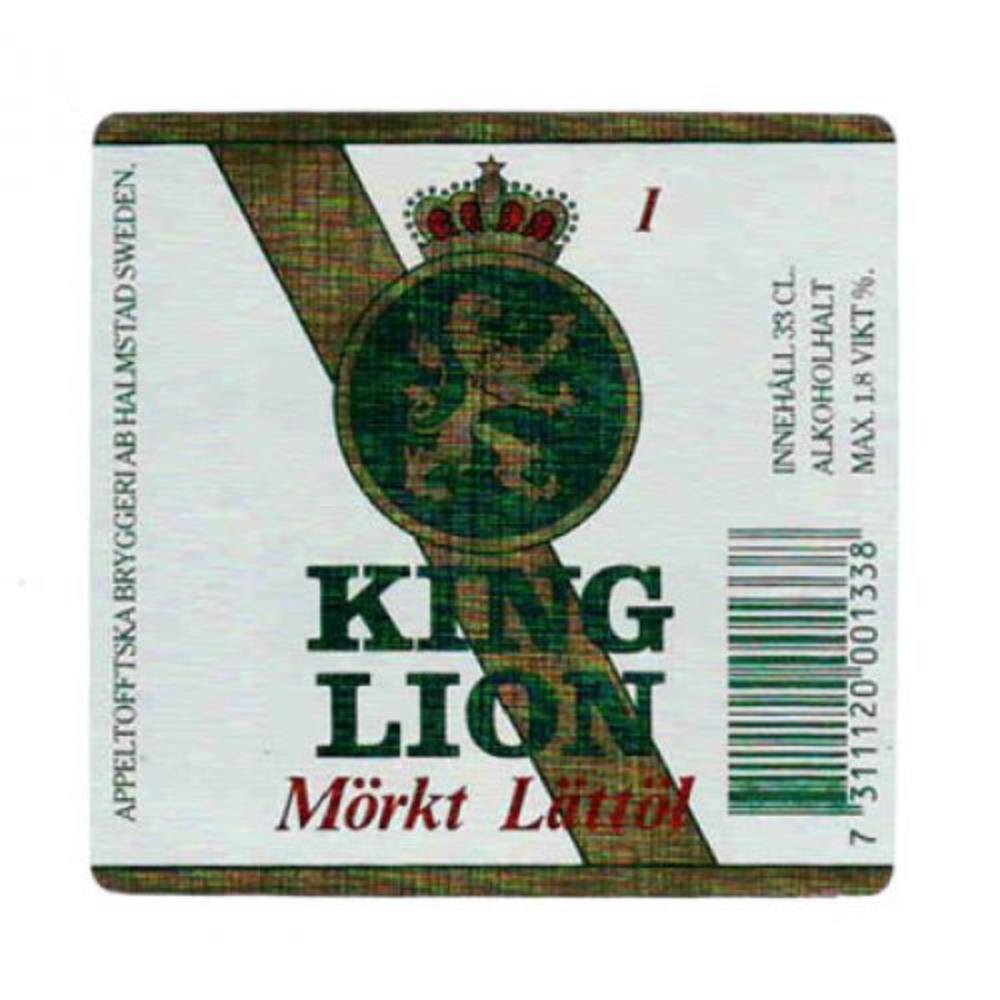 Suécia King Lion Morkt Lattol