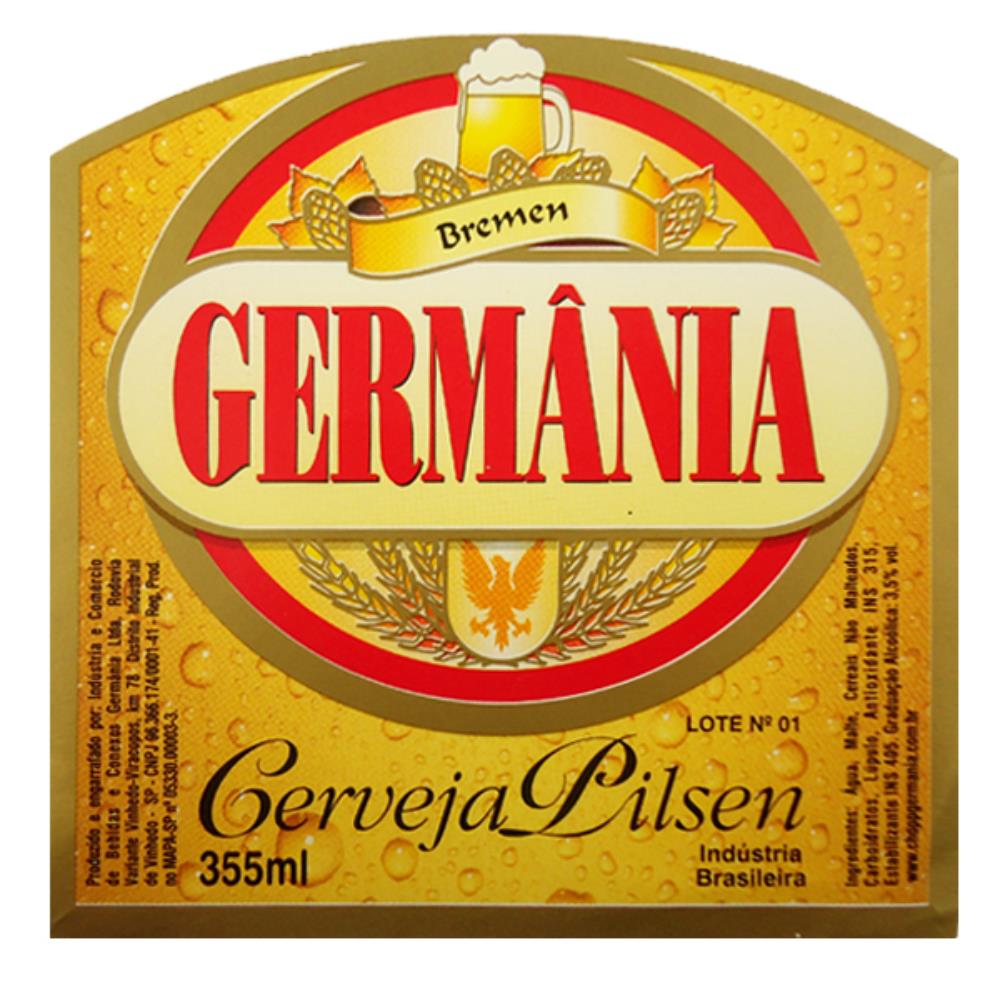 Germânia Pilsen Bremem 355ml