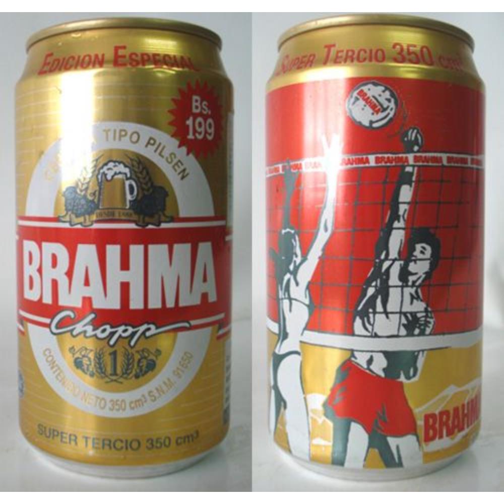 Lata Brahma Venezuela Edicion Especial 350 ml  (lata vazia)