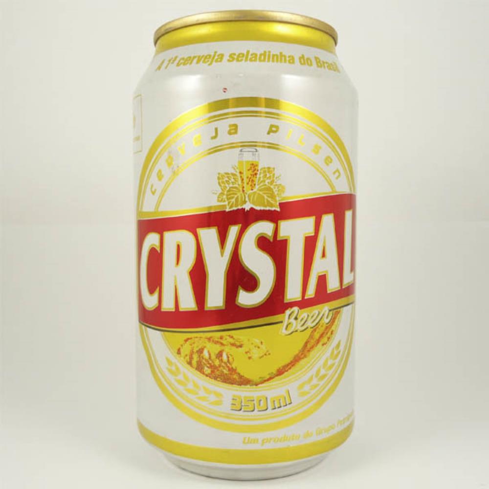 Crystal A 1ª Cerveja Seladinha do Brasil (Lata vazia)