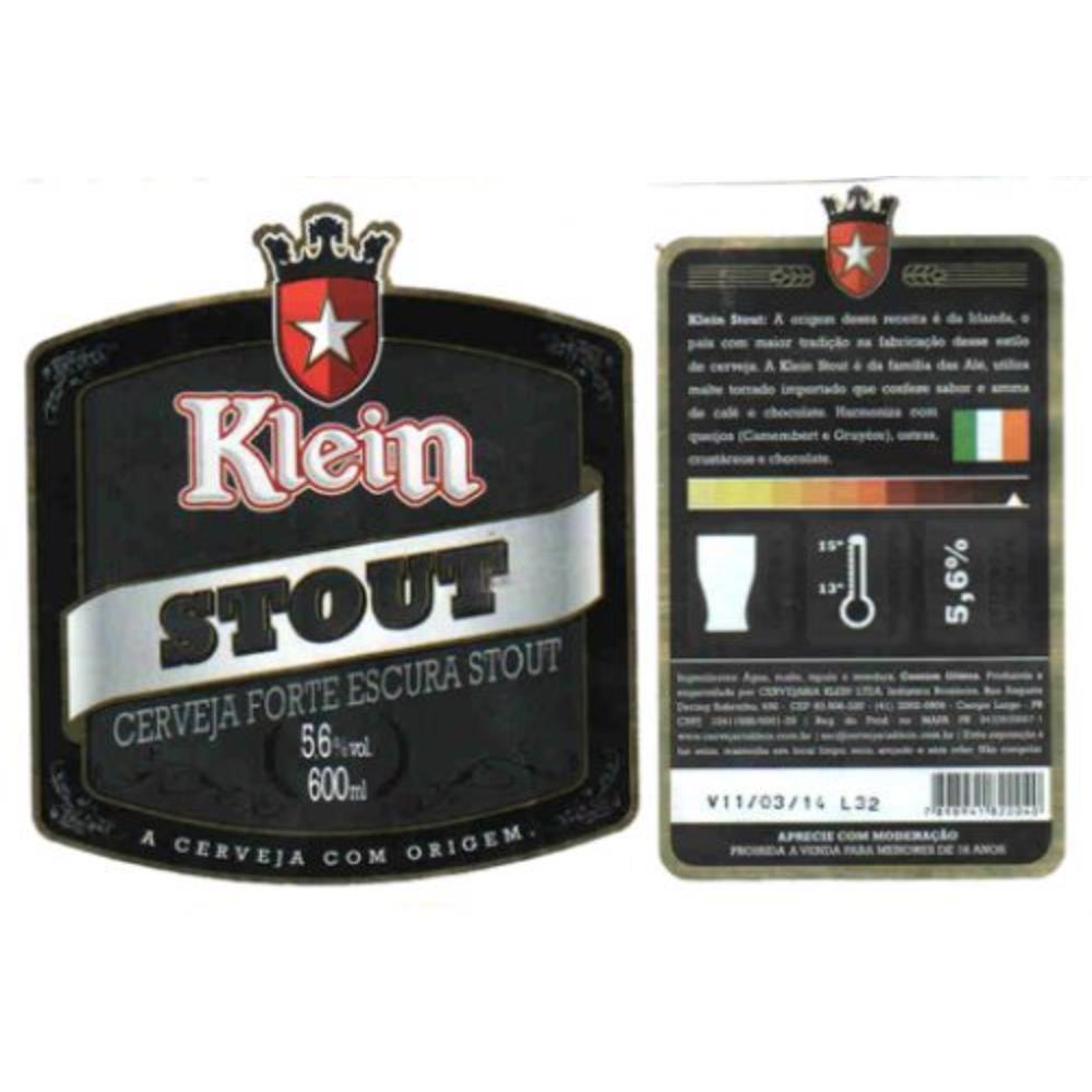 Klein Irish Stout 600ml