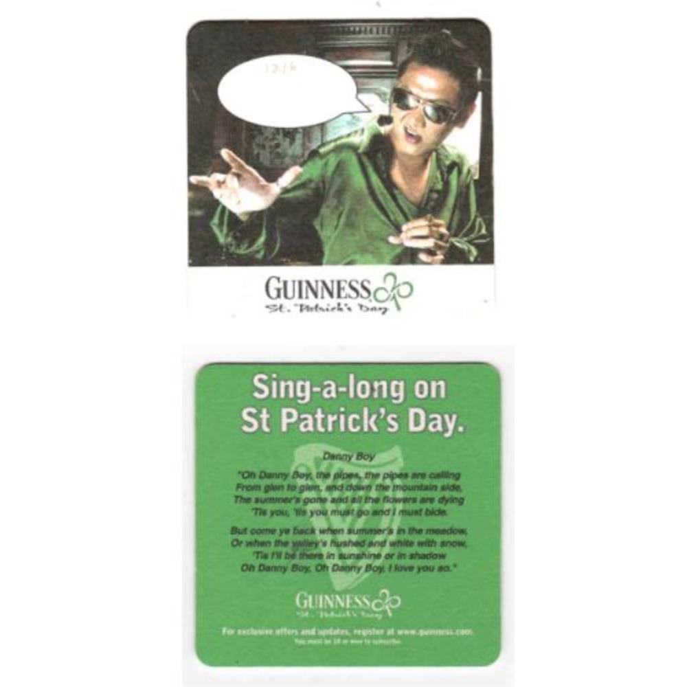 GUINNESS Sing a Long on St. Patricks Day