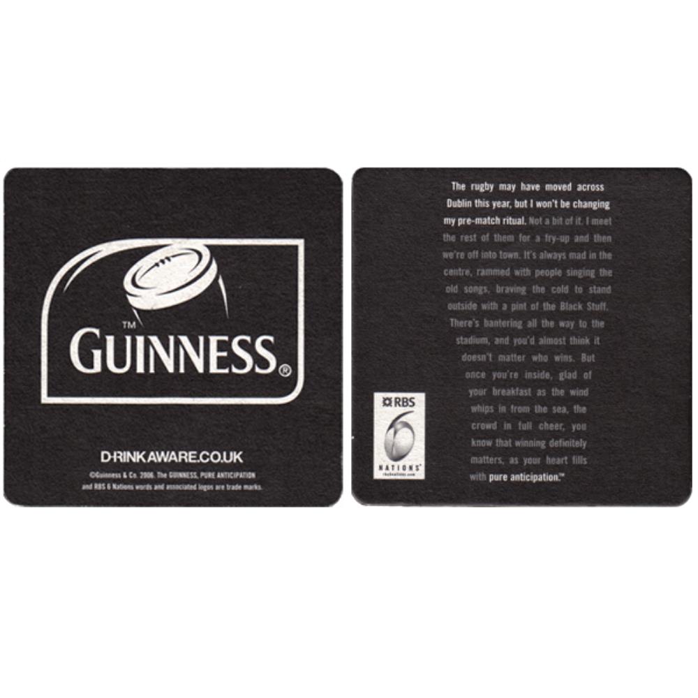 GUINNESS PURE ANTICIPATION THE RUGBY