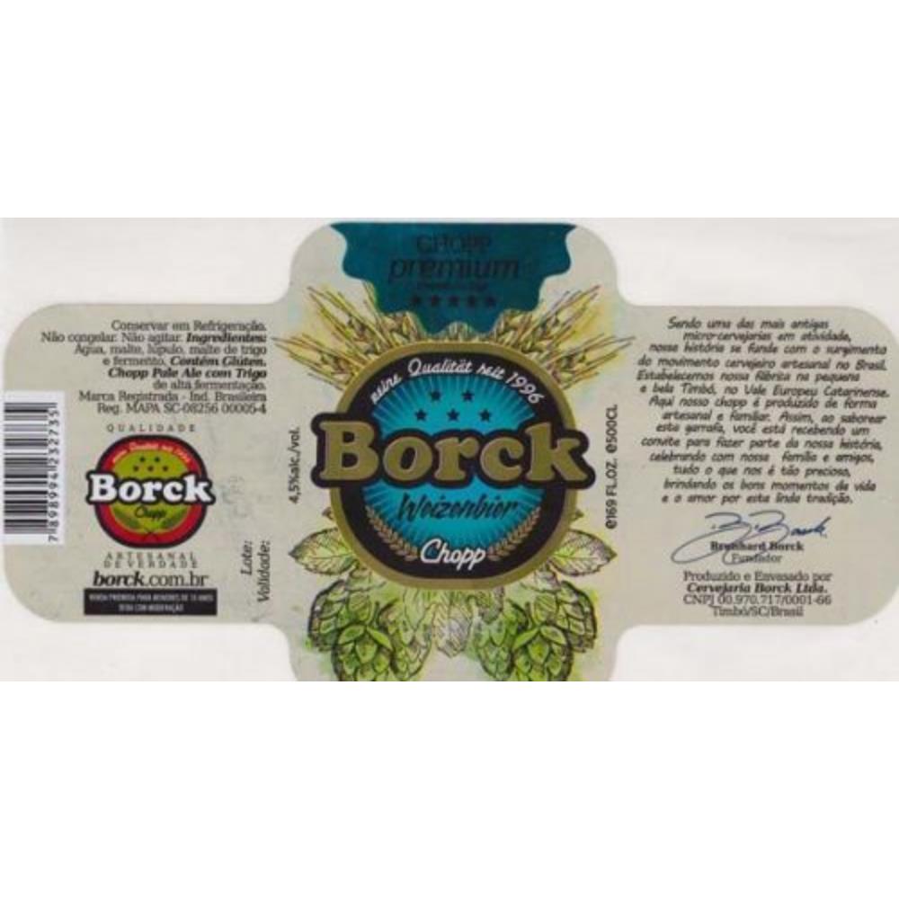 Borck Weissenbier Chopp Premum 600 ml