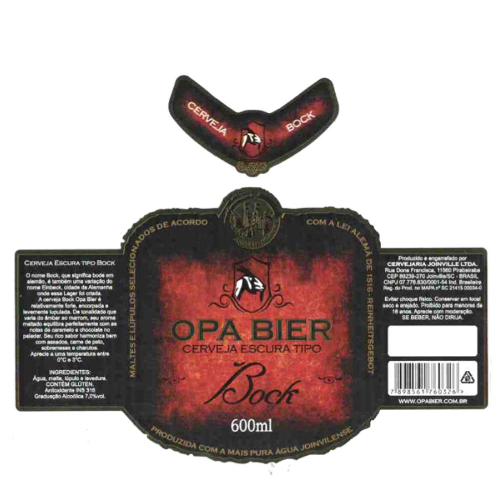 OPA BIER ESCURA TIPO BOCK