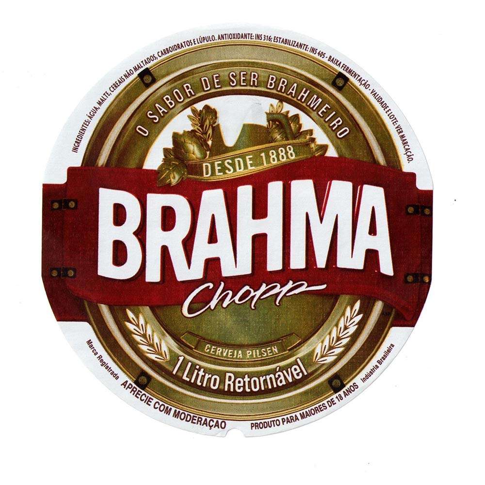 Brahma Chopp Desde 1888 - 1 Litro Retornável  
