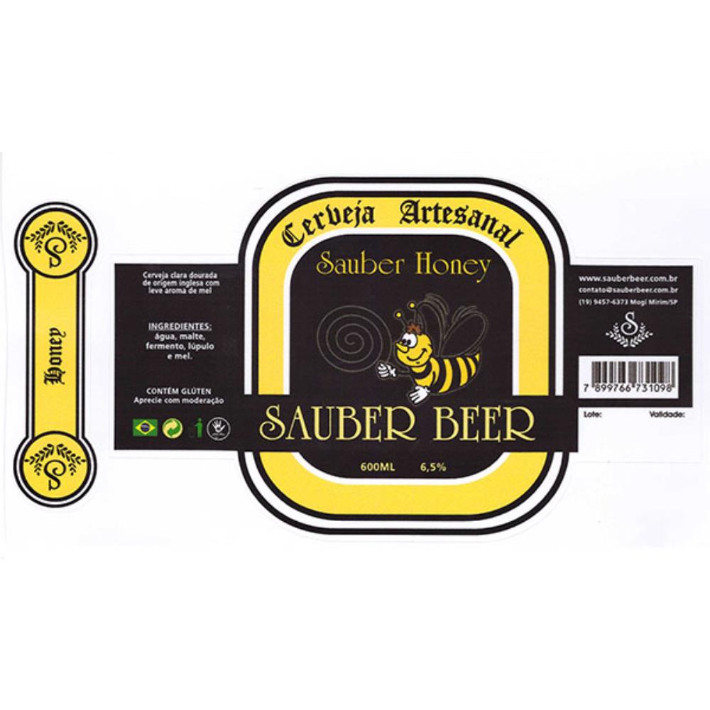 Sauber Beer Honey  600 ml