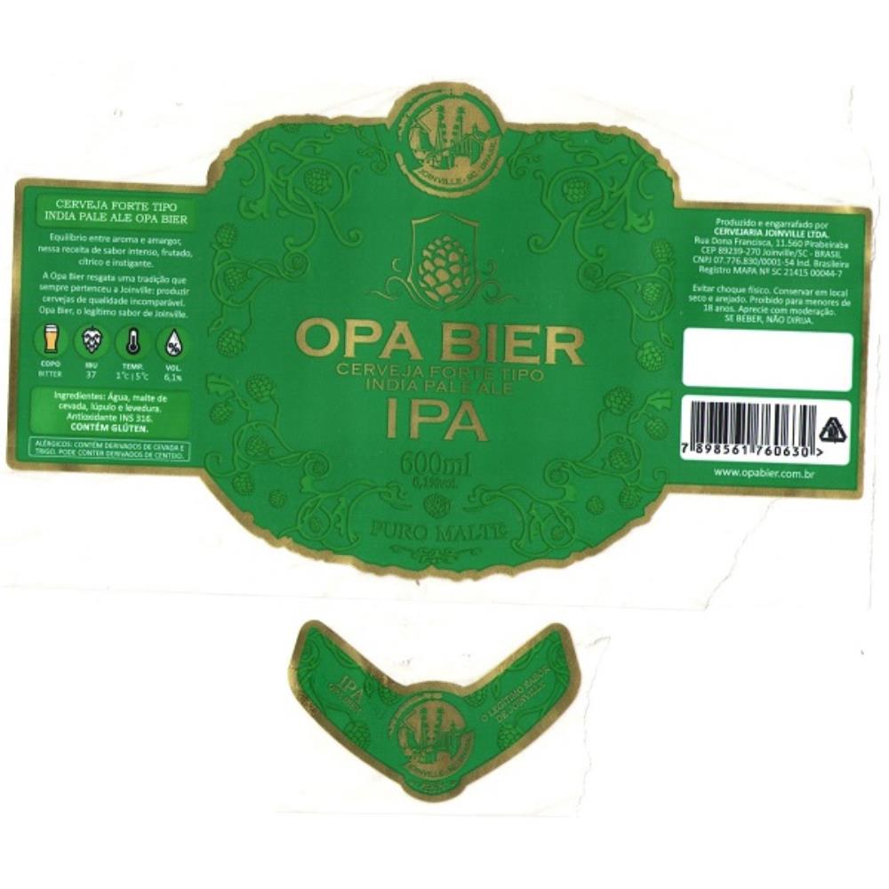 OPA Bier forte tipo India Pale Ale 600 ml