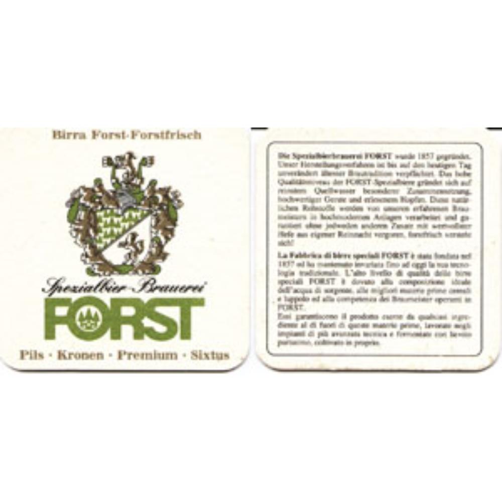 Italia Forst Historia Fabrica e Cerveja