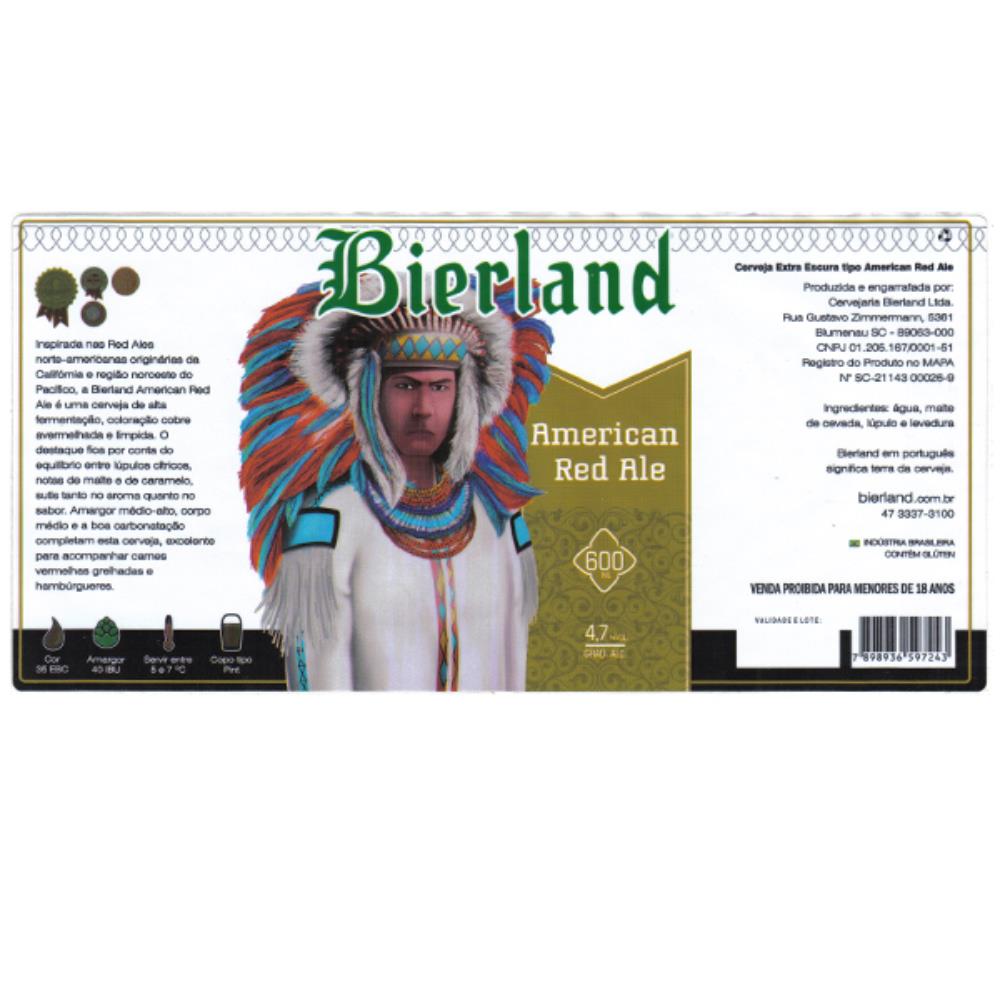 Bierland American Red Ale 600 ml