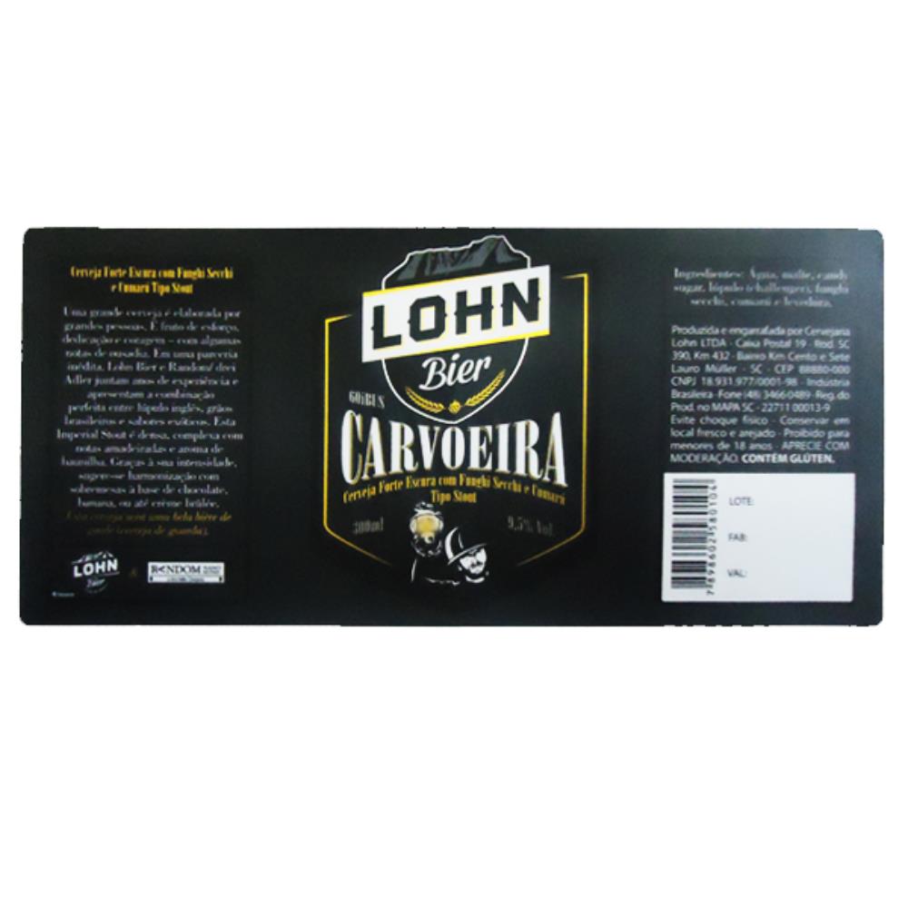 Lohn Bier Carvoeira Tipo Stout 300ml