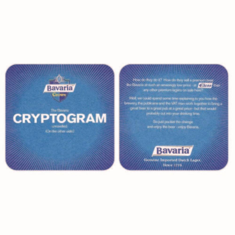 Holanda Bavaria Cryptogram