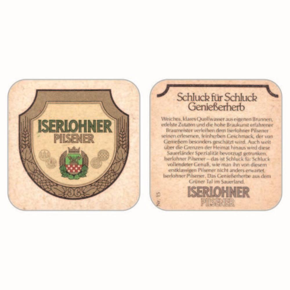 Alemanha Iserlohner Pilsener-Schluck fur Schluckn 