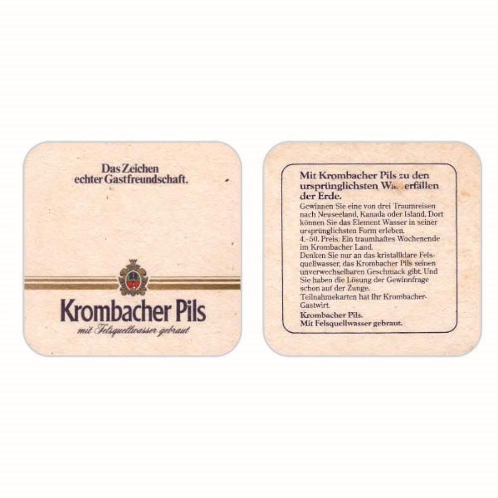 Alemanha Krombacher Pils 4