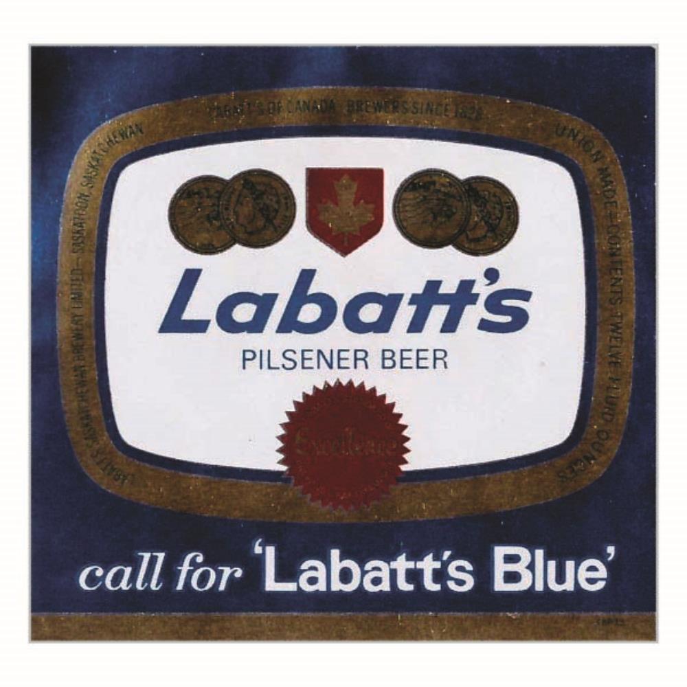 Canada Labatts Pilsener Beer Excellence