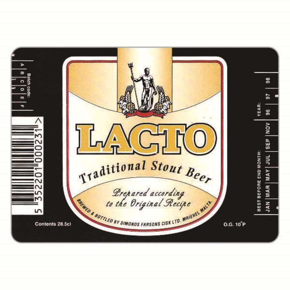 Malta Lacto Traditional Stout Beer