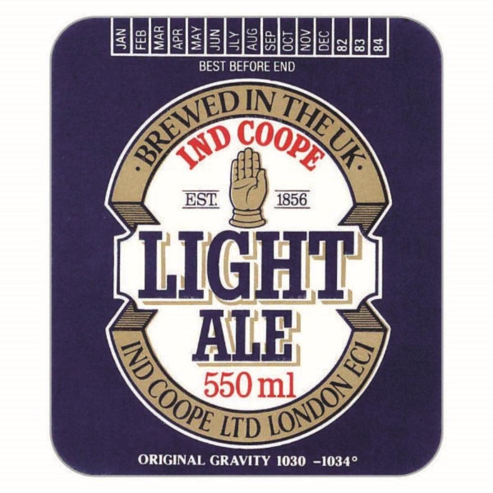 Inglaterra Ind Coope Light Ale 82-84