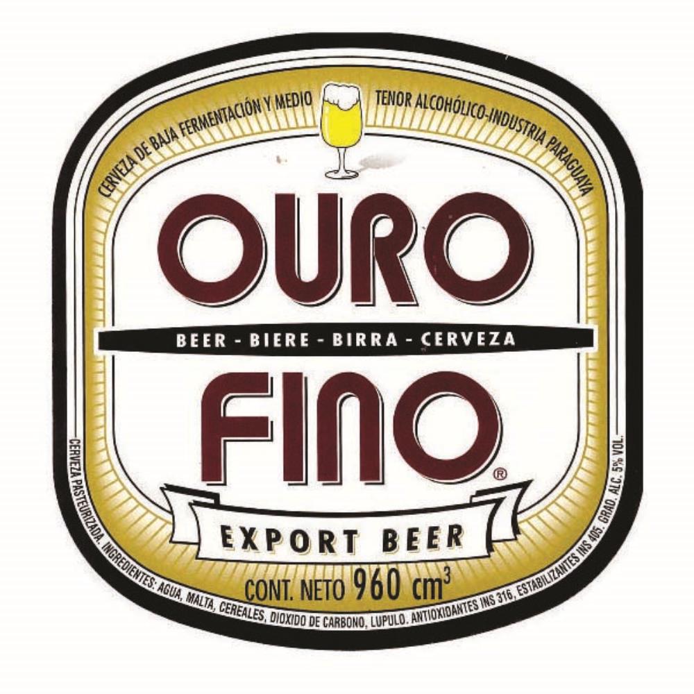 Paraguai Ouro Fino Export Beer