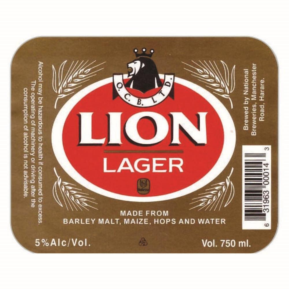 África do Sul Lion Lager 750ml