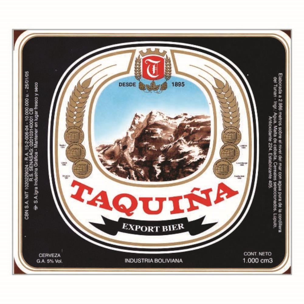 Bolivia Taquiña Export Bier 1000cm³