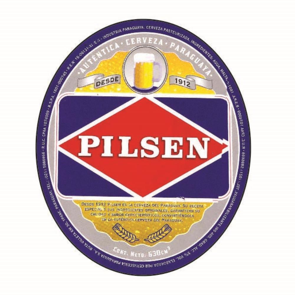 Paraguai Pilsen Desde 1912