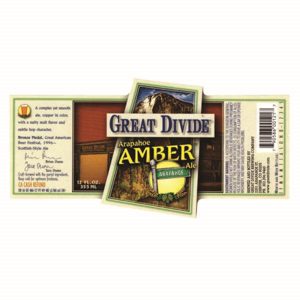Estados Unidos Great Divide Amber Ale