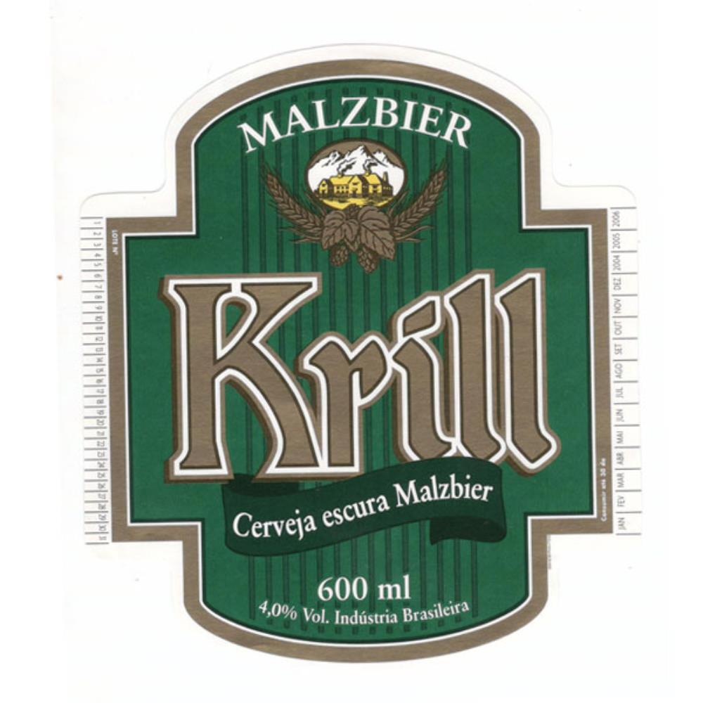 Krill Cerveja Escura Malzbier 600ml 2004-2006