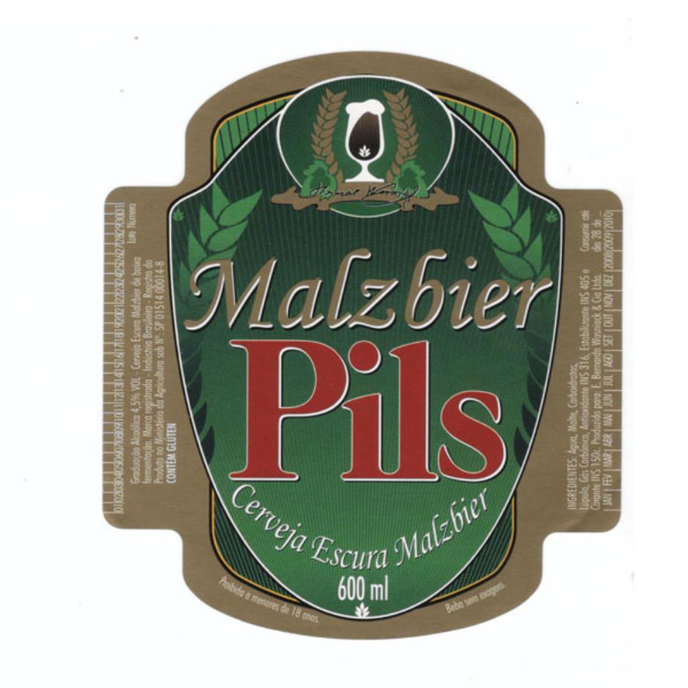 Pils Malzbier Cerveja Escura 600ml 2008-2010